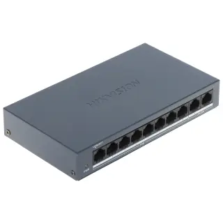 SWITCH POE DS-XS0110-P 8-PORTOWY Hikvision