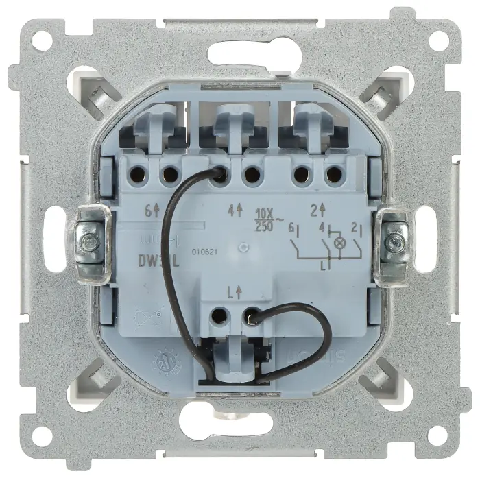 ŁĄCZNIK POTRÓJNY Z PODŚWIETLENIEM DW31L.01/11-SIMON54 250 V 10 A