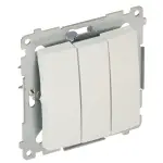 ŁĄCZNIK POTRÓJNY Z PODŚWIETLENIEM DW31L.01/11-SIMON54 250 V 10 A