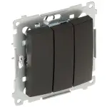 ŁĄCZNIK POTRÓJNY Z PODŚWIETLENIEM DW31L.01/49-SIMON54 250 V 10 A