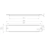 ZAŚLEPKA DO SZAFY RACK E-RP10-1U-G STALFLEX