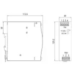 ZASILACZ IMPULSOWY EDR-120-12 MEAN WELL