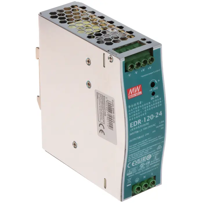 ZASILACZ IMPULSOWY EDR-120-24 MEAN WELL