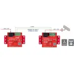 ZESTAW KONWERTERÓW UTP / 2-WIRE DO TRANSMISJI LAN+POE ETH-2WIRE-A-SET KOMPLET 2 SZT ATTE