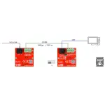 ZESTAW KONWERTERÓW UTP / 2-WIRE DO TRANSMISJI LAN+POE ETH10-2WIRE-SET KOMPLET 2 SZT ATTE