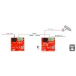 ZESTAW KONWERTERÓW UTP / 2-WIRE DO TRANSMISJI LAN+POE ETH10-2WIRE-SET KOMPLET 2 SZT ATTE