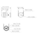 KAMERA IP F2C-PV Wi-Fi, Smart Dual Light Active Deterrence - 1080p 2.8 mm DAHUA