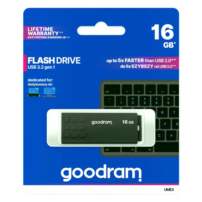 PENDRIVE FD-16/UME3-GOODRAM 16 GB USB 3.2 Gen 1