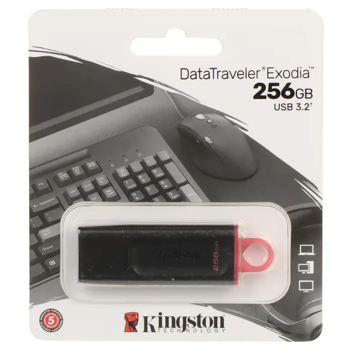 PENDRIVE FD-256/DTX-KINGSTON 256 GB USB 3.2 Gen 1