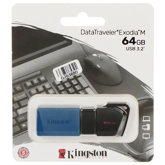 PENDRIVE FD-64/DTXM-KINGSTON 64 GB USB 3.2 Gen 1