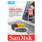 PENDRIVE FD-64/ULTRAFLAIR-SANDISK 64 GB USB 3.0 SANDISK