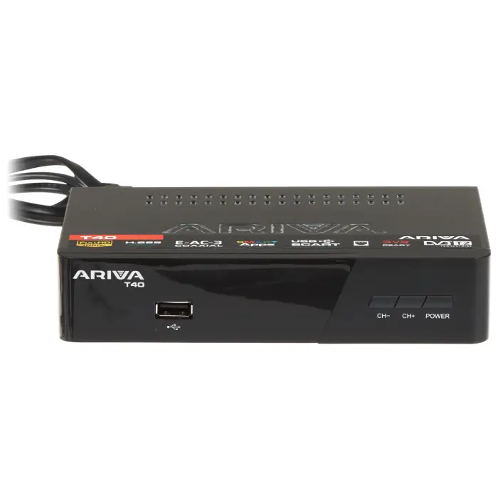 TUNER CYFROWY HD DVB-T/DVB-T2 FERG-ARIVA-T40 H.265/HEVC FERGUSON