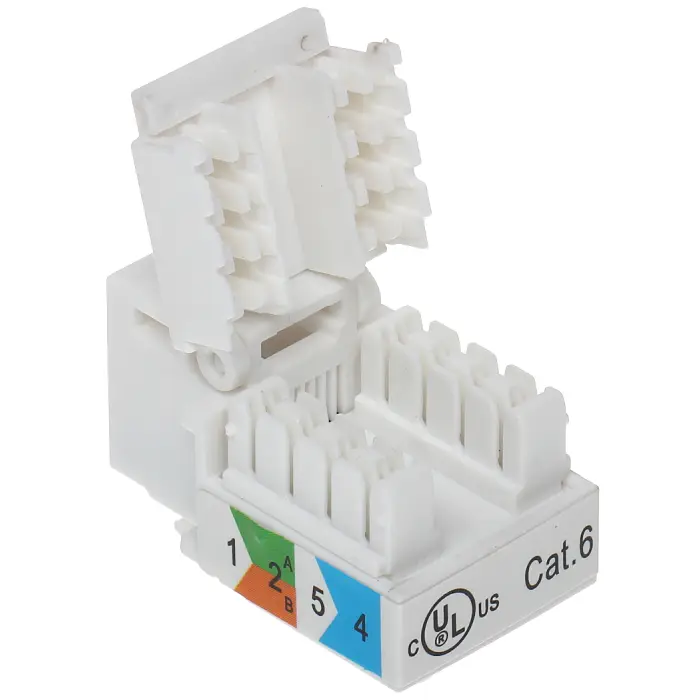 ZŁĄCZE KEYSTONE FX-RJ45-62*P100