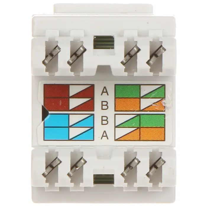 ZŁĄCZE KEYSTONE FX-RJ45-65*P100