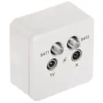 GNIAZDO KOŃCOWE GAR-SAT/2F-SIG R-TV SAT
