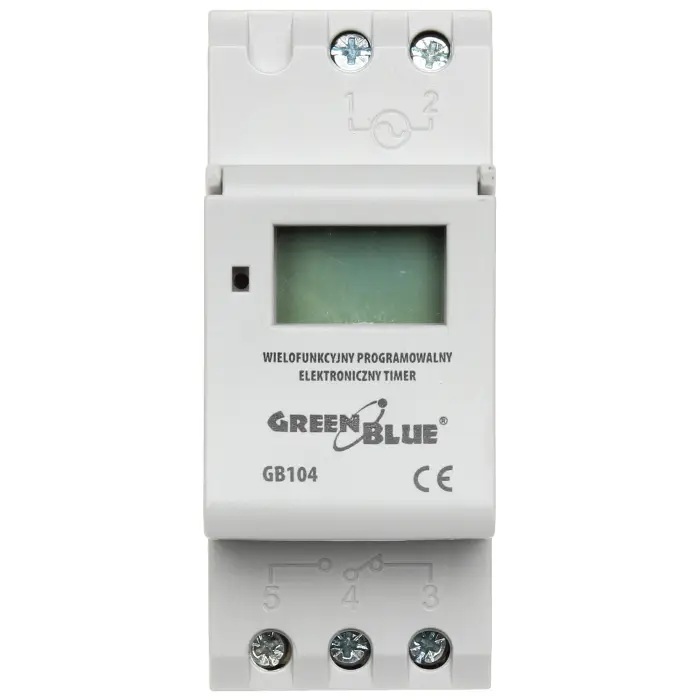 PROGRAMOWALNY ELEKTRONICZNY PRZEŁĄCZNIK CZASOWY GB-104