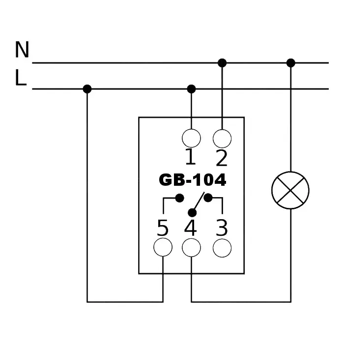 PROGRAMOWALNY ELEKTRONICZNY PRZEŁĄCZNIK CZASOWY GB-104