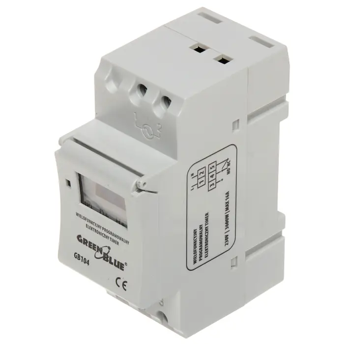 PROGRAMOWALNY ELEKTRONICZNY PRZEŁĄCZNIK CZASOWY GB-104