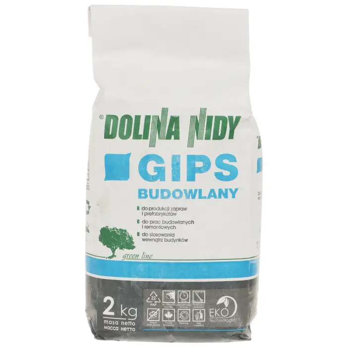GIPS BUDOWLANY GIPS-B-2/DN WOREK 2 kg ATLAS / Dolina Nidy