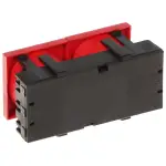 GNIAZDO PODWÓJNE DATA Z KLUCZEM UPRAWNIAJĄCYM GN-DATA-2P/LS System 45