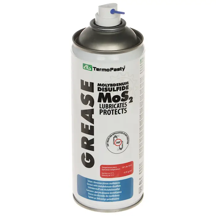 SMAR Z DWUSIARCZKIEM MOLIBDENU GREASE-MOS2/400 SPRAY 400 ml AG TERMOPASTY