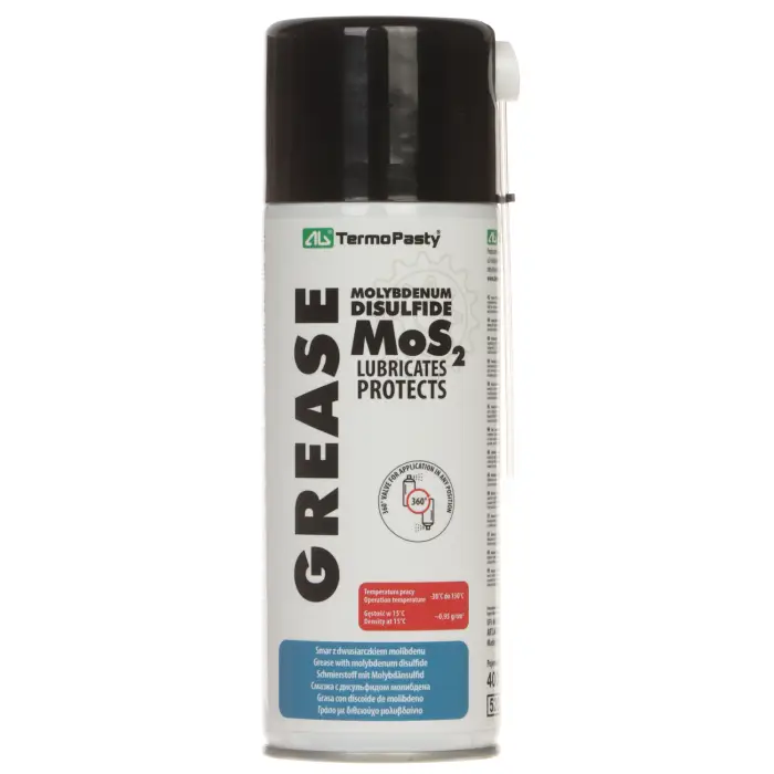 SMAR Z DWUSIARCZKIEM MOLIBDENU GREASE-MOS2/400 SPRAY 400 ml AG TERMOPASTY