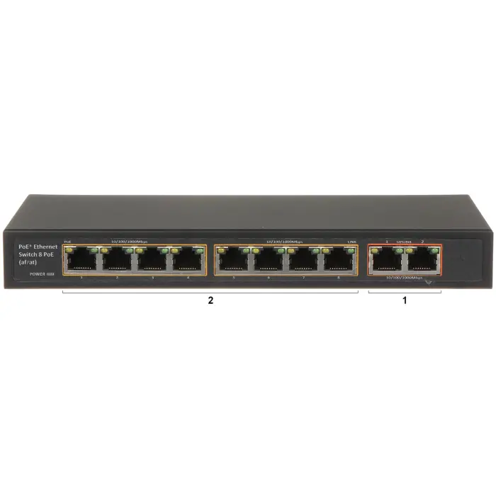 SWITCH POE GTS-C1-10-8G2G 8-PORTOWY