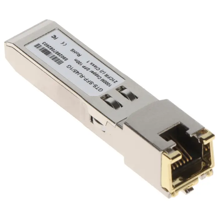 MODUŁ SFP Z GNIAZDEM RJ-45 GTS-SFP-RJ45/1G