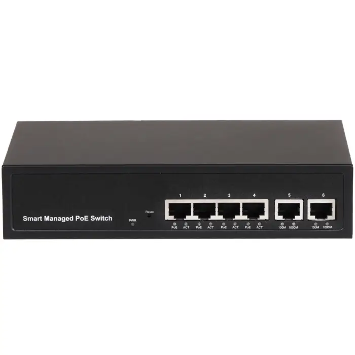 SWITCH POE GTX-CLM1-6-4G2G 4-PORTOWY