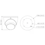 KAMERA AHD, HD-CVI, HD-TVI, PAL HAC-HDW1500T-IL-A-0280B-S2 - 5 Mpx 2.8 mm DAHUA