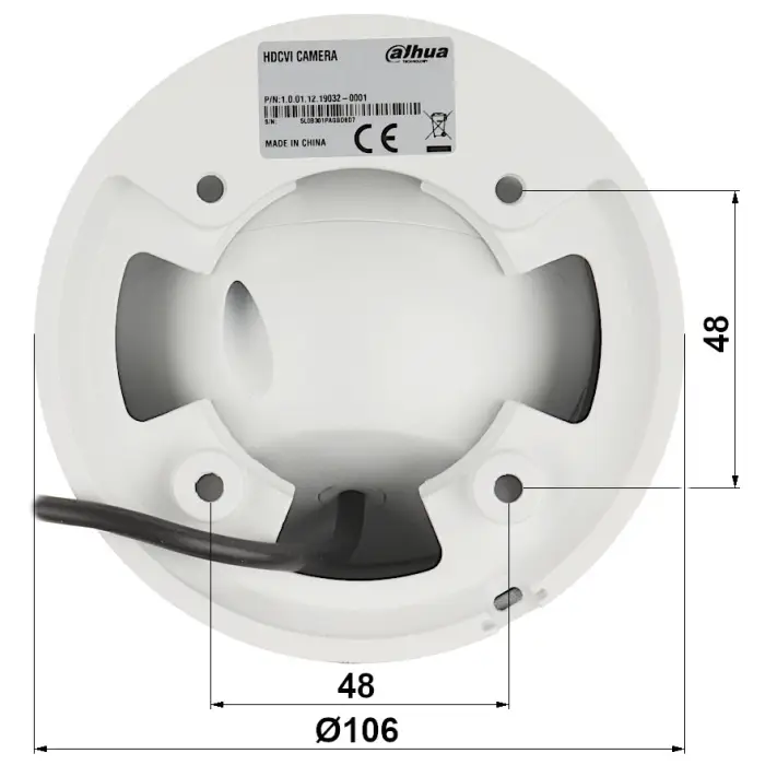 KAMERA AHD, HD-CVI, HD-TVI, CVBS HAC-HDW1509T-IL-A-0280B-S2 - 5 Mpx 2.8 mm DAHUA