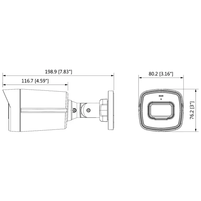 KAMERA AHD, HD-CVI, HD-TVI, PAL HAC-HFW1500TL-A-0360B-S2 - 5 Mpx 3.6 mm DAHUA