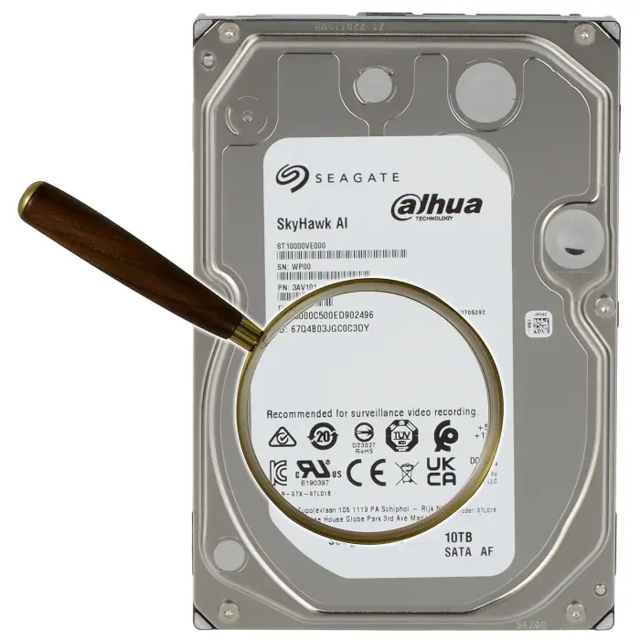 DYSK DO REJESTRATORA HDD-ST10000VE000 10TB 24/7 SkyHawk AI SEAGATE