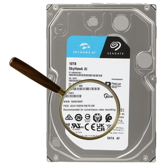 DYSK DO REJESTRATORA HDD-ST10000VE001 10TB 24/7 SkyHawk AI SEAGATE