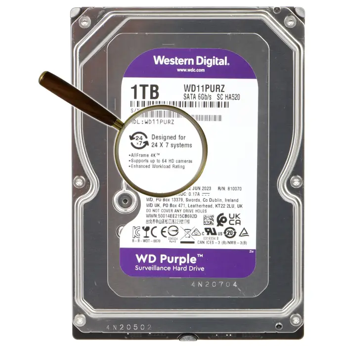 DYSK DO REJESTRATORA HDD-WD11PURZ 1TB 24/7 WESTERN DIGITAL