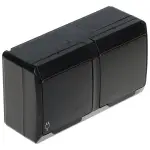 GNIAZDO NATYNKOWE PODWÓJNE HERMES/0322-09/EPN 250 V AC 16 A IP44 Elektro-Plast
