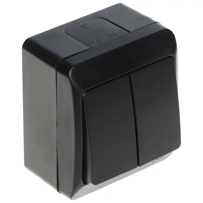 ŁĄCZNIK ŚWIECZNIKOWY PODWÓJNY HERMES/0332-09/EPN 250 V 10 A Elektro-Plast