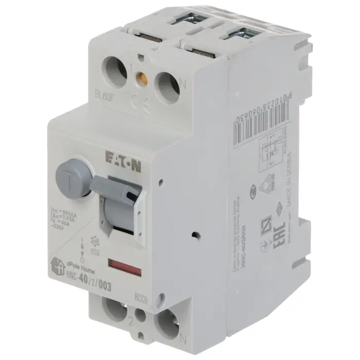 WYŁĄCZNIK RÓŻNICOWOPRĄDOWY HNC-40/2/003 TYP AC 30 mA 40 A EATON