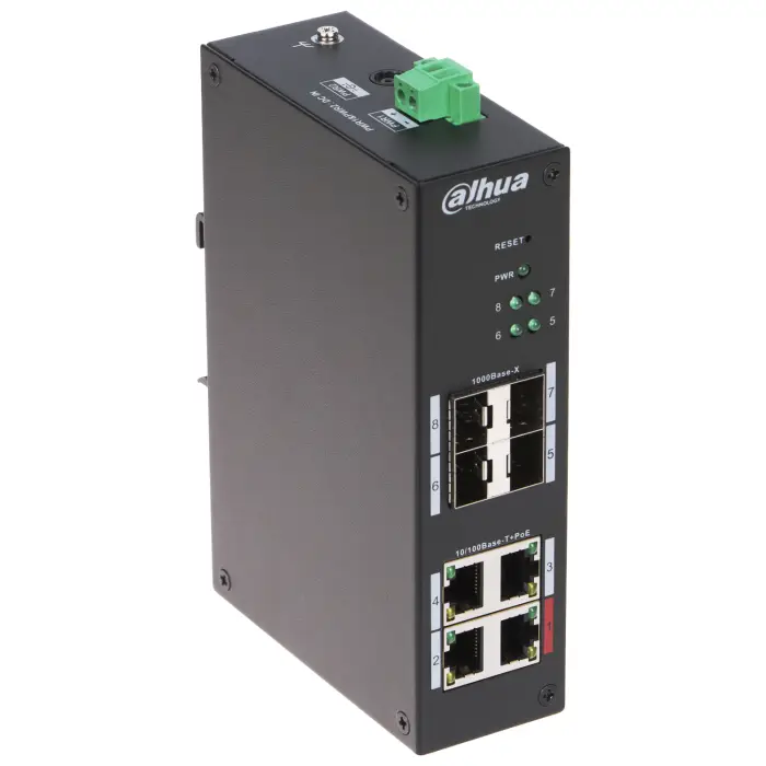 SWITCH POE HS4408-4ET-96 4-PORTOWY + 4 x SFP DAHUA
