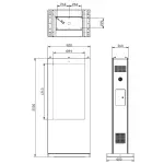 TOTEM REKLAMOWY IK-OA55F 2 X 55 