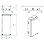 PUSZKA ODGAŁĘŹNA INDUSTRIAL/506X230/EPN IP65 Elektro-Plast