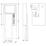 WIDEODOMOFON CYFROWY INS-MPR/4 ACO