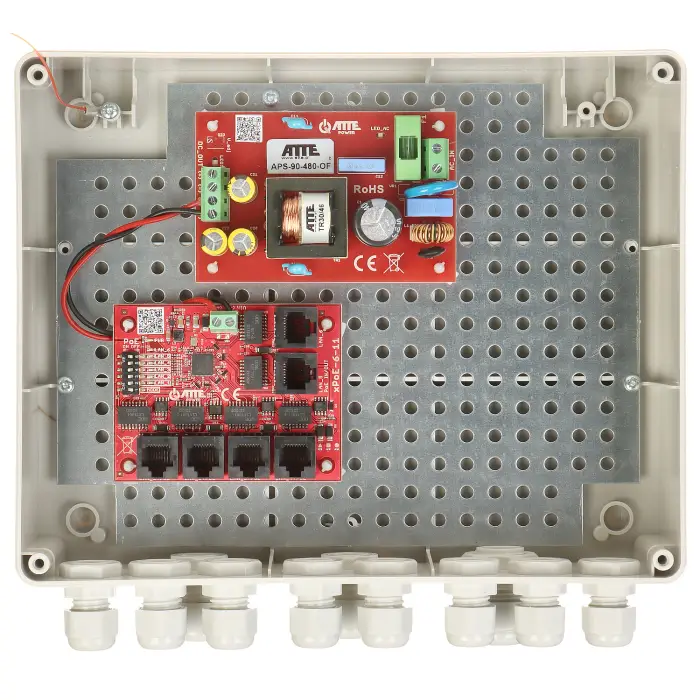 SWITCH POE IP-5-11-L2 5-PORTOWY ATTE
