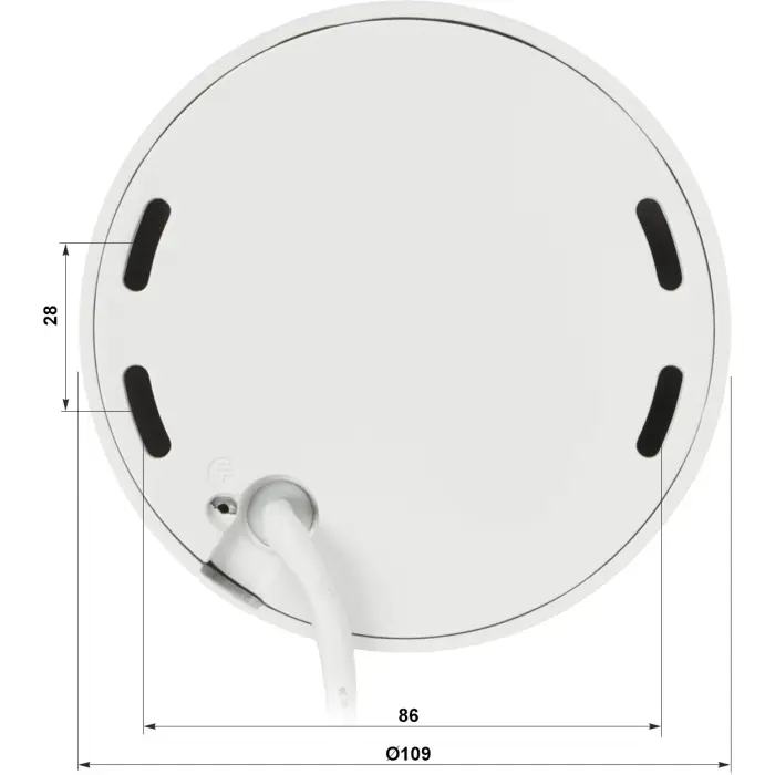 KAMERA WANDALOODPORNA IP IPC-HDBW2249F-AS-IL-0280B WizSense Smart Dual Light - 1080p 2.8 mm DAHUA