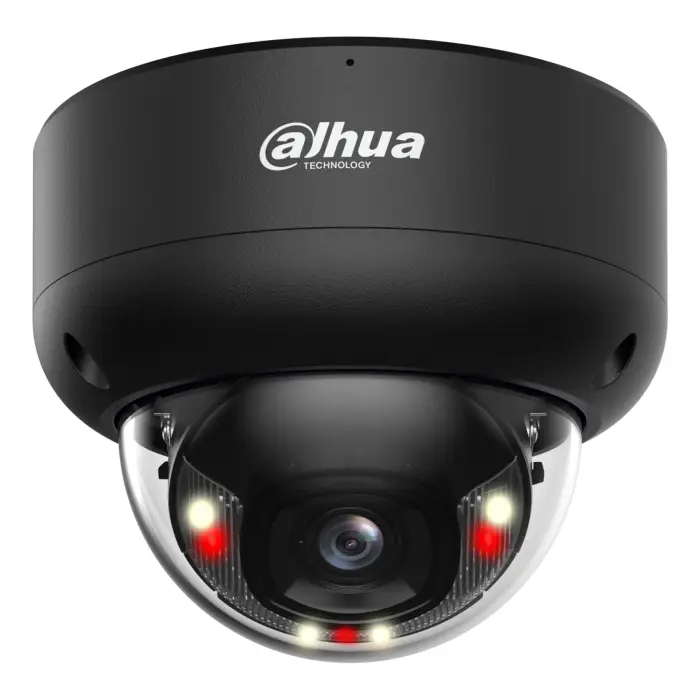 KAMERA WANDALOODPORNA IP IPC-HDBW3849E-AS-IL-0280B-BLACK WizSense Smart Dual Light - 8 Mpx 4K UHD 2.8 mm DAHUA
