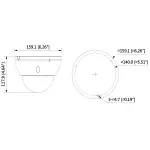 KAMERA WANDALOODPORNA IP IPC-HDBW5541E-ZE-27135-DC12AC24V - 5 Mpx, 2.7 ... 13.5 mm - MOTOZOOM DAHUA