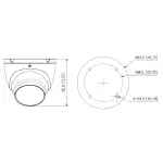 KAMERA IP IPC-HDW1639T-A-IL-0280B-S6-BLACK Smart Dual Light - 6 Mpx 2.8 mm DAHUA