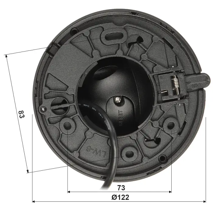 KAMERA IP IPC-HDW2449TM-S-IL-0280B-BLACK WizSense - 4 Mpx 2.8 mm DAHUA