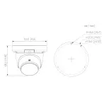 KAMERA IP IPC-HDW3649QM-S-IL-0280B-BLACK WizSense Smart Dual Light - 6 Mpx 2.8 mm DAHUA