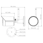 KAMERA IP IPC-HFW1230DS-SAW-0360B Wi-Fi - 1080p 3.6 mm DAHUA